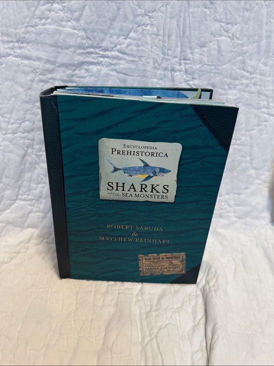 Encyclopedia Prehistorica Other - Encyclopedia Prehistorica: Sharks and Other Sea Monsters - Teal Pop-Up Book